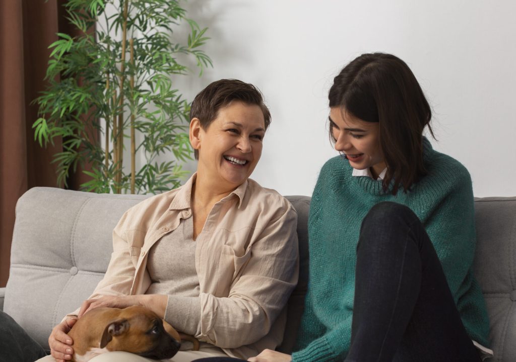 woman talking with psychiatrist